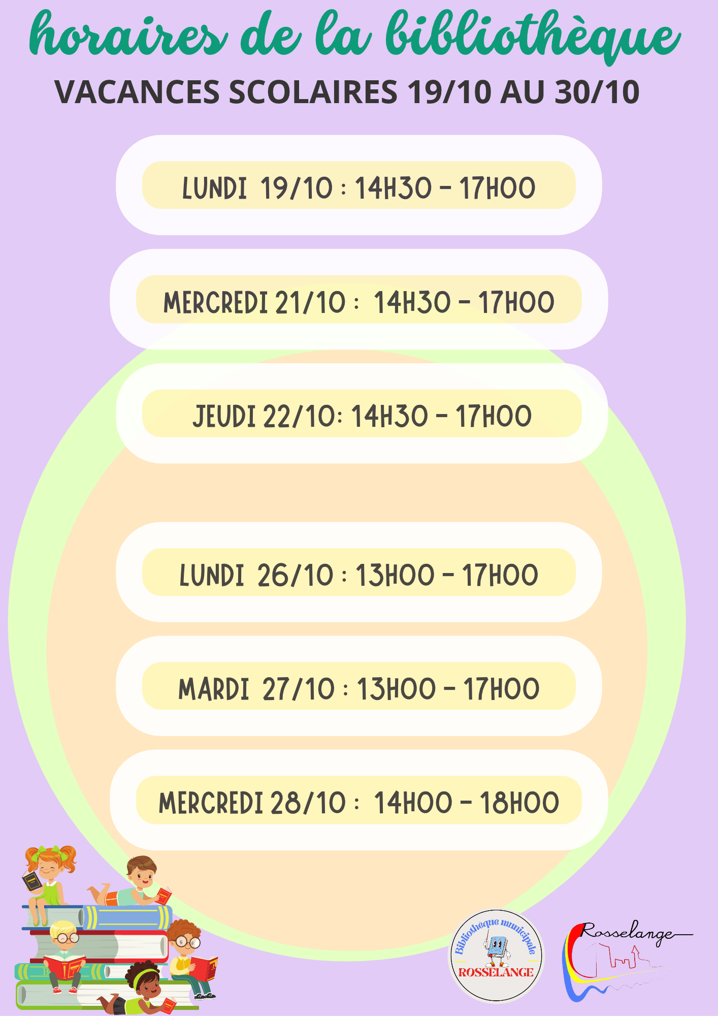 HORAIRE BIBLIO VAC